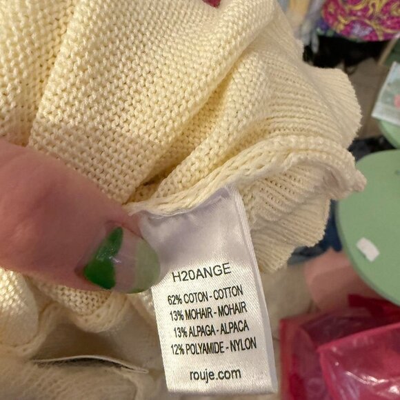 Rouje Cropped crew Sweater size small /4/ 36. Never wore it - Picture 8 of 8